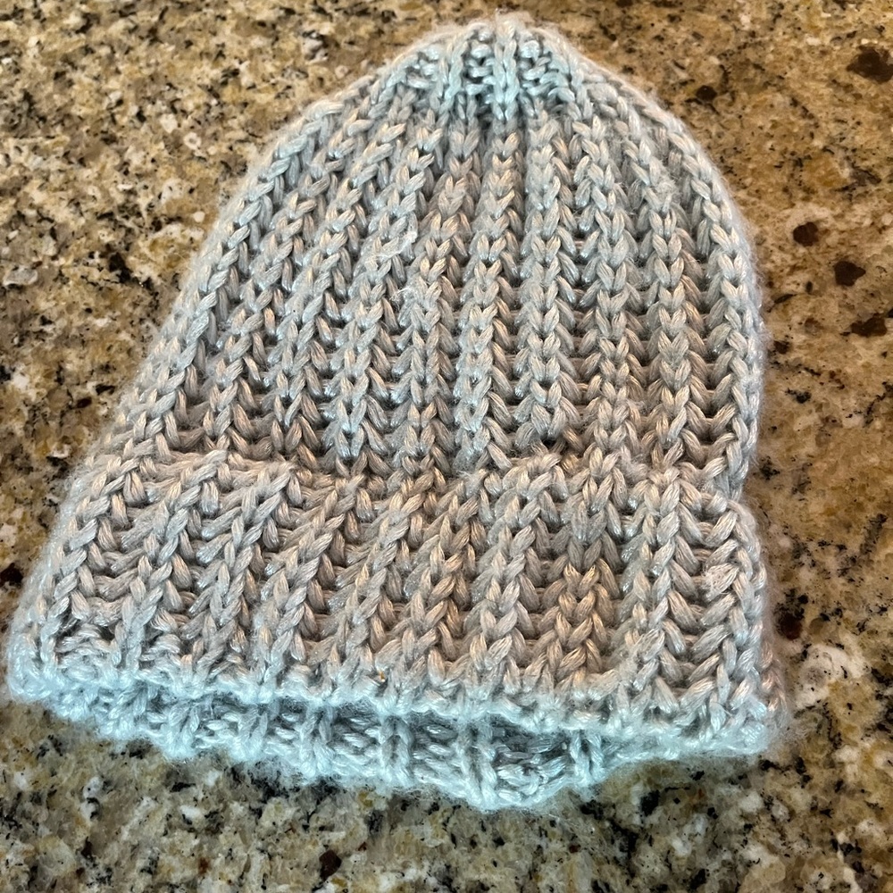 Beanie shiny silver Vincent pradier one size